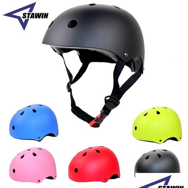 Equipo de protección Casco de patineta para Adts Skate Adt Skateboarding Scooter para jóvenes Cascos Patinaje para niños 240124 Drop Delivery Sports Out Otyf7