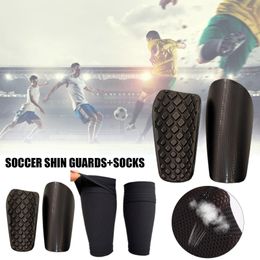 Équipement de protection Protège-tibias de football pour enfants/adultes Legging de football Protège-tibias Manches Équipement de protection 1 paire Taille Xs/s/m/l Football Ki N7f9 230215