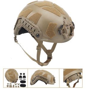 Beschermende uitrusting Tactical MH FAST Helm Verstelbaar Militair Airsoft Paintball Combat Beschermende Helmen Heren Jacht Schieten Hoofdbeschermer 230530 230530