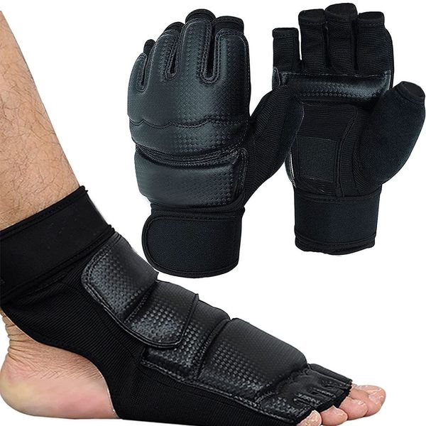 Équipement de protection Taekwondo Gants Adultes Enfants Main Protecteur Paume Soutien Lutte MMA Doigt Garde Kick Cyclisme Boxe pour Gym Fitness 230530