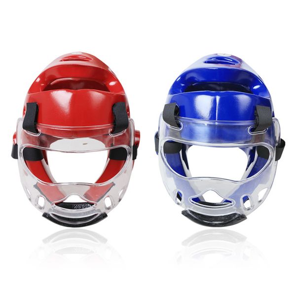 Équipement de protection Casque de taekwondo Enfants adultes Combat d'arts martiaux Masque facial Tête de protection Équipement de patinage pour boxe MMA Karaté Formation 230621