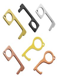 Hygiène protectrice Hands sans touche Keychain Door Overner Metal Tools Multi Styles Choix Cadeau pour HER1322536