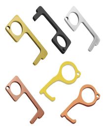 Hygiène protectrice Hands sans touche Keychain Door Overner Metal Tools Multi Styles Choix Cadeau pour HER6243754