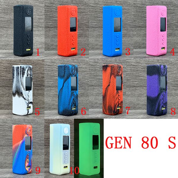 Funda protectora de textura de silicona para Vaporesso GEN 80S 80 S Mod Kit Funda de piel Funda de gel envolvente