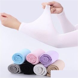 Manches de protection Tissu de glace Course d'été Unisexe Sunsn Équitation en plein air Conduite Gants d'exercice Bras pour les activités sportives Drop Deli Dhmxw