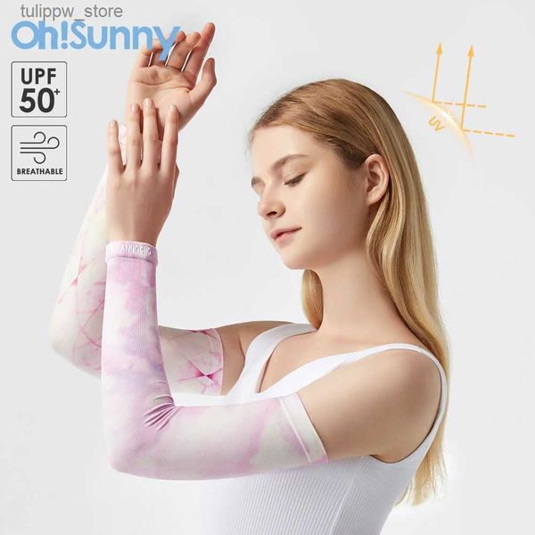 OhSunny Manchons de bras anti-UV Protection solaire UPF50 + Protection solaire dégradé Housse de bras respirante pour l'été Conduite en plein air Cyclisme L240312