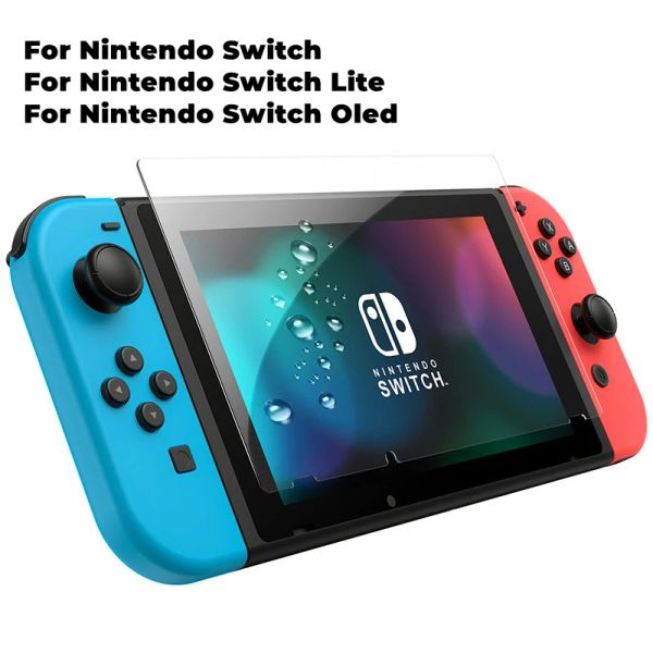 Verre trempé de protection pour Nintendo Switch Lite, Film de protection d'écran pour Switch NS OLED, protecteurs en verre