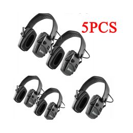 Protecteur 1PCS 5PCS Electronic Shooting Earmuff Impact Sport Antitinise Ear Protector Amplification sono