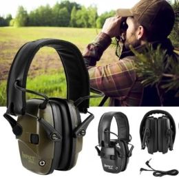 Protector Electronic Shooting Earmuff Antitinise tactique Tactical Protector Hearing Protection Headsable Roldable