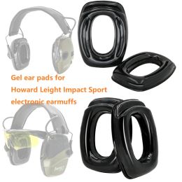 Poussités d'oreille en gel Protector pour Howard Leight Impact Sport Tactical Headset Electronic Shooting Earmuffs Protection de l'oreille Tir de prise de vue Airsoft Headse