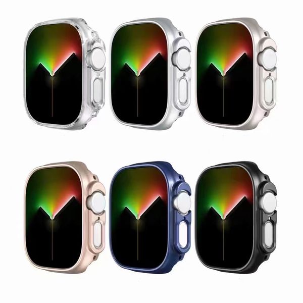 Protector Hard PC Slim Case pour Apple Watch Series 8PRO cas 49MM Placage Housse de protection pour iwatch