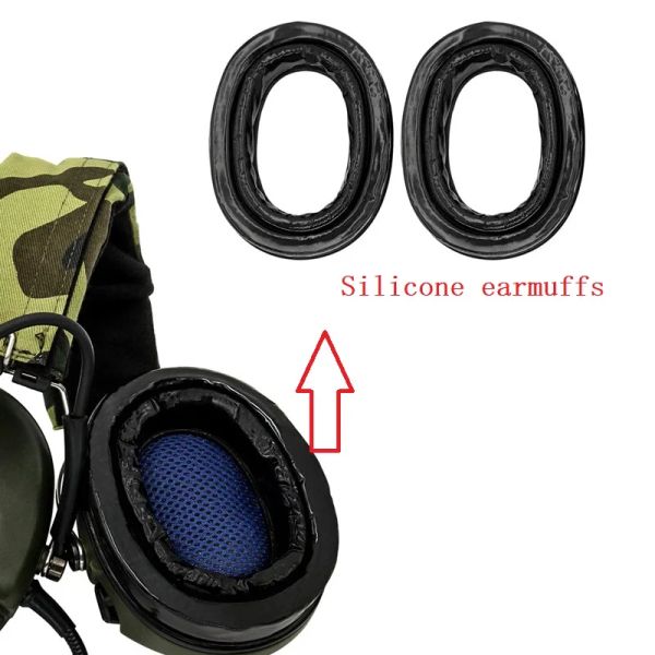 Protector Sordin Tactical Headset adaptateur Gel Pousque-oreilles pour MSA SORDIN / TCI Liberator II Protection électronique de protection auditive Casque de tir