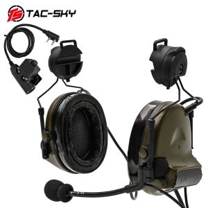 Protecteur TACSKY COMTAC II Casque Bracket Adaptateur Tactical et tactical PTT U94 PTT et COMTAC