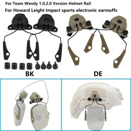 Protecteur de casque tactique de casque Tactical Bracket Protection auditive Adaptateur de casque de prise de vue électronique pour le casque tactique Wendy Exfil Serie