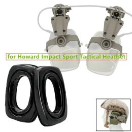 Bracket ferroviaire Arc Tactical Adaptateur Protector Adaptateur et oreilles en gel pour les oreilles de tir électronique Howard Impact Sports