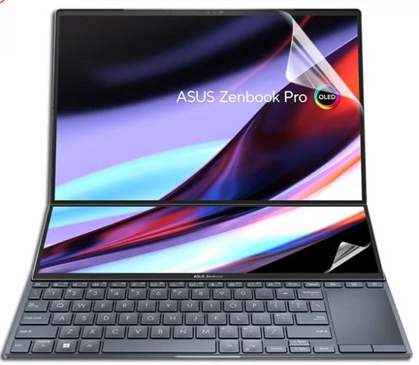 Protores para ASUS ZenBook Pro 14 Duo OLED UX8402Z UX8402ZA UX8402ZE UX8402 ZA ZE 2022 14.5 pulgadas Protector de pantalla de cubierta de teclado portátil