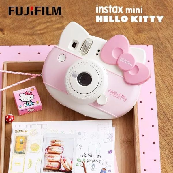 Protectores Fujifilm Instax Mini Kitty Instant Camera Fuji Film Photo Photo Paper una vez con 10 hojas