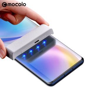 Protecteurs Moolo UV Film en verre trempé en plein écran sur un plus oneplus 7 7t 8 9 10 11 12 Pro Global OnePlus12 128/256/512 Protecteur