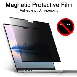 Protecteurs Privacy Screen Protector for MacBook Air 13 M1 M2 M3 Pro 13 14 15 16 20182023 Film magnétique Antipep Filter Antipep Filtre