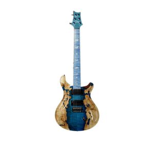 PRS Custom 24 l Flame Spalted Maple Flame Neck en Board elektrische gitaar gemaakt in China Hoge kwaliteit2441044