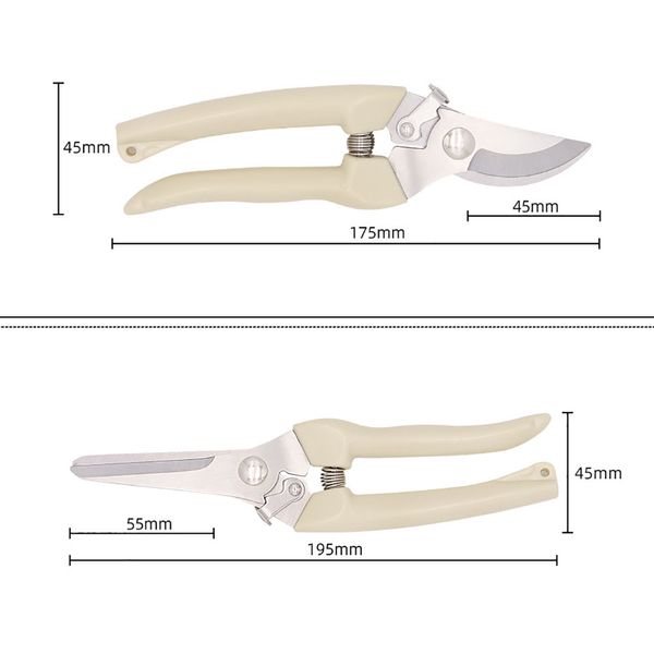 Pince à élaguer 17 cm sécateur arbre coupe jardinage cisaillement ciseaux en acier inoxydable outils de coupe ensemble outils à la maison