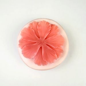 Moule przy fleurs de silicone tasse marguerite rose pivoine moule de savon de savon fondant moule moule moulé à la main