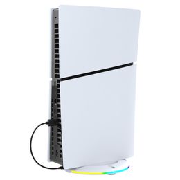 PS 5Slim hôte coloré lumineux support vertical console de jeu lecteur optique version numérique support de base