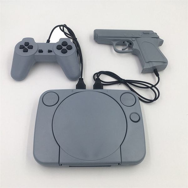 PS1 8 bits Console de jeu vidéo Rétro Arcade Joueurs de jeux vidéo intégrés Audio Jeux à domicile sans fil HDMI Contrôleurs à double joystick Console Hôte DHL