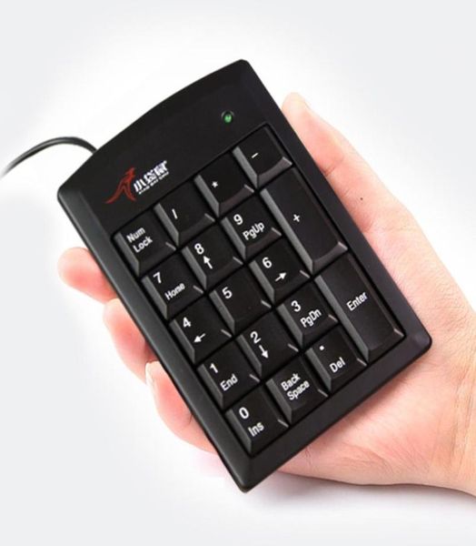 PS2 19 touches Keypad Clavier Numeric Keyboard Multifinection Number Calculator pour ordinateur portable Easy Utiliser Win7 PS2 Numpad9012174