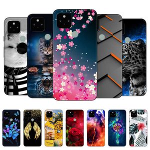 Pour Google Pixel 5 Case 5A 5G Couverture de téléphone arrière XL 4G Pixel5 A 5XL Bumper Black Tpu Case