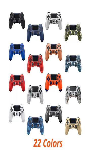 Contrôleur de jeu PS4 Wireless Bluetooth Double Vibration Controller Joystick GamePad For Play Station avec boîte de vente au détail par DHL9354297