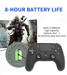 PS4/PC Bluetooth draadloze Controller, Joystick voor Nintendo Switch Game Console Gamepads Maken Kerst gitf/play game HS-PS4256