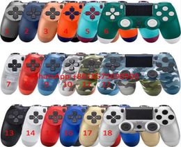 Contrôleur Bluetooth sans fil PS4 pour Sony Play Station 4 Joypad Games Shock Gamepad avec boîte de détail Drop Whole DHL2939132