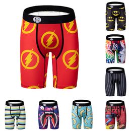 PSDS Boxers Mens Boxer Underwear Hip Hop Rock Legging Rock Panties Dry Styles Random With Retail Sag Us Size -XS ~ XXXL