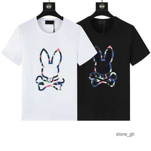 Psychobunny Rabbit T-shirt T-shirts pour hommes T-shirt pour hommes Designer Fashion Rabbit Imprimer T-shirt décontracté Crâne Été T-shirt à manches courtes Couple respirant Col rond P8HF