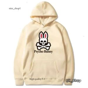 Psychol Bunny Mens Hooded Sweatshirt Designer Dames kleurrijk losse hoge kwaliteit Hoody Physy Bunny Hoodie Warm Psyco Bunny Hoodie 6274