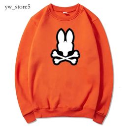 Psychological Bunny Fun Rabbit Printing Hoodies Cotton Bad Bunny Hooded Purple Sweata Sweater Sports SweetShirts Men Pullovers PSYCO Bunny Hoodie 4112