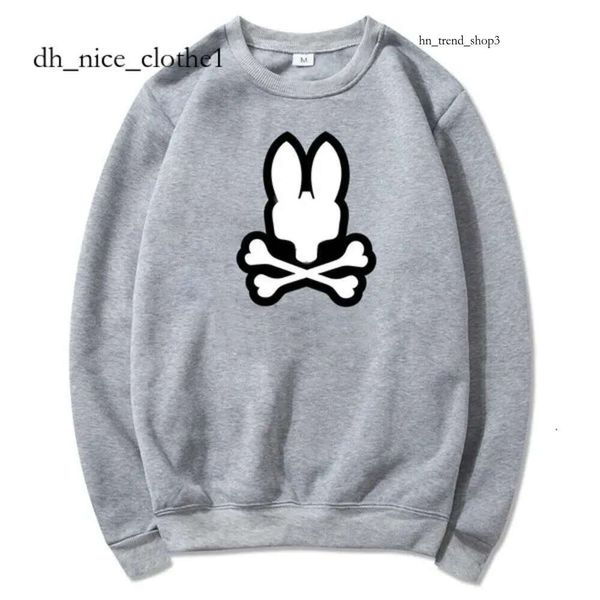 Psychological Bunny Fun Rabbit Printing Hoodies Algodón Bad Bunny Sweater Purple Sweater Sports Sweports Men Palless 2528 Psyco Bunny 710