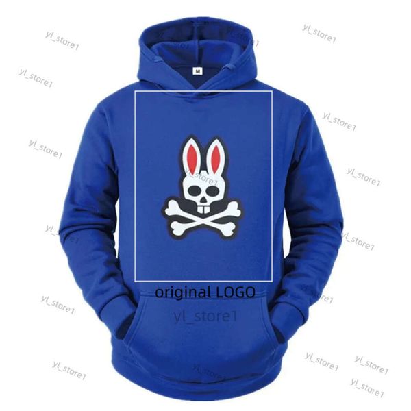 Swelet à squelette psychologique Skeleton Bunny Logo Impression Femmes Sweat Hoodie Automne Streetwear Strewear Sports Design Sweat Sweet Sweet Harajuku Pullover