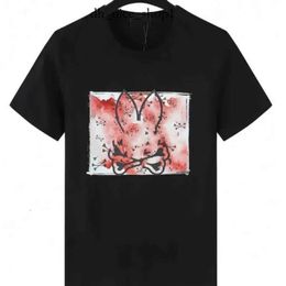 Chample de lapin psychologique marque Skull Match Top Cotton O-Neck Offres courtes à manches courtes Ghost Rabbit Animal Imprimé T-shirts pour femmes Shirts Pop T-Tees imprimés personnalisés 3984