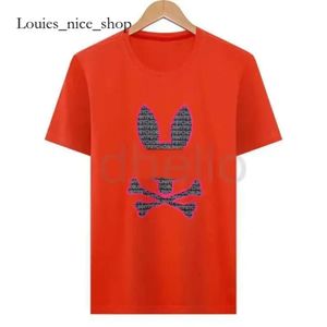 Shirt psychologique Bunny Psyco Bunny Physcho Bunny Rabbit Polo T-shirts Designer Rabbit Mens T-shirt Trendy Fashion USA High Street Street Shirts à manches courtes 24SS 759