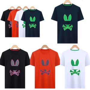 Psychologisch konijntje shirt zomer heren t-shirt konijn print korte mouw paar T-shirt cotton business t-shirt psyco tees 3xl sa65