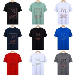 Psychological Bunny Shirts Designer Mens T-Shirt Fashion USA High Street Korte mouw Psyco Rabbit Clothing Streetwear NOCN