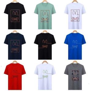 Psychological lapy shirts Designer Mens T-shirt mode USA High Street Street à manches courtes Psyco Rabbit Streetwear J1mn