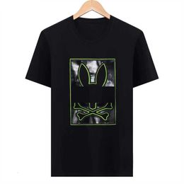 Psychologische t-shirts Psyco Rabbit T-shirt Amerikaanse ontwerper Business mode TEES MENS Women USA High Street Polos Skull Rabbits Bunny S2E2