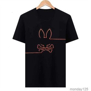 T-shirts psychologiques psyco lapin t-shirt américain designer commercial tees masses pour hommes femmes USA High Street Polos Skull Rabbits Bunny