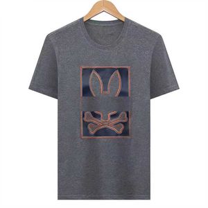 T-shirts psychologiques psyco lapin t-shirt American Designer Business T-Tees Mens Women USA High Street Polos Skull Rabbits Bunny Khiv