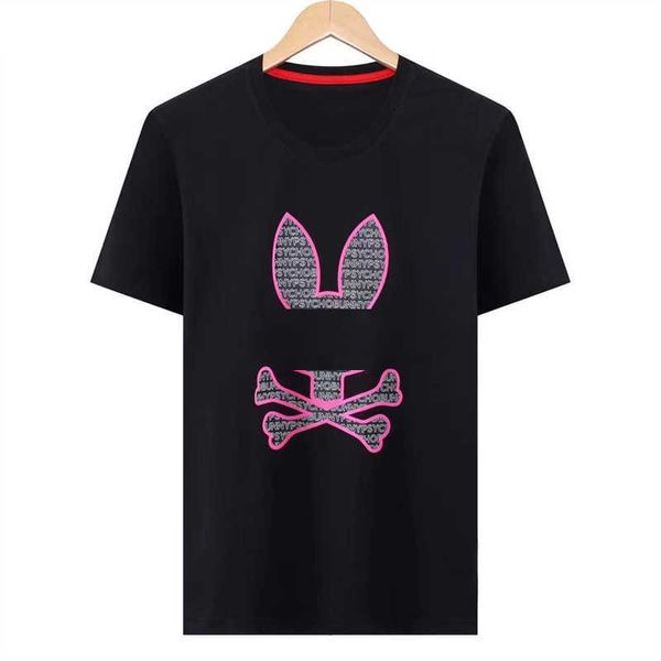 T-shirts psychologiques Psyco Rabbit T-shirt American Designer Business Tees Mens Women USA High Street Polos Skull Rabbits Bunny 41LK