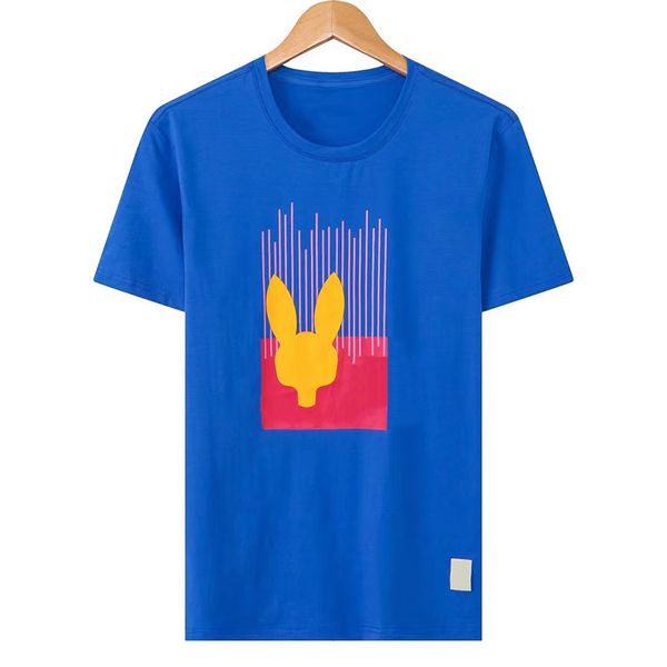 Psychos Bunnys Camisa de verano para mujer Esqueleto Conejo Nuevo diseño Multi estilo Camisa de hombre Diseñador de moda Camiseta de manga corta Hombre Tops 116