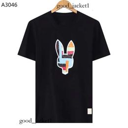 Psyco Bunny Shirt Summer Casual T -shirt Heren Dames Skelet Rabbit 2024 Design multi -stijl Men Shirt Fashion Designer paar korte mouw man tops psychol bunny 758
